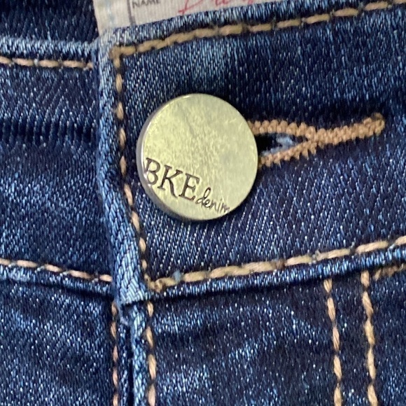 BKE Payton Bootcut Stretch Dark Wash Mid Rise BUCKLE Jeans 27L 27x33 1/2 Long - Picture 5 of 16